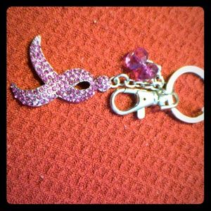 Susan G Komen breast cancer keychain.